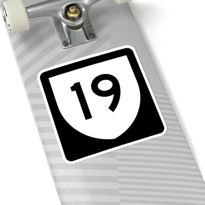 PR urban primary 19 (Puerto Rico) (Road Sign) STICKER Vinyl Kiss-Cut Decal