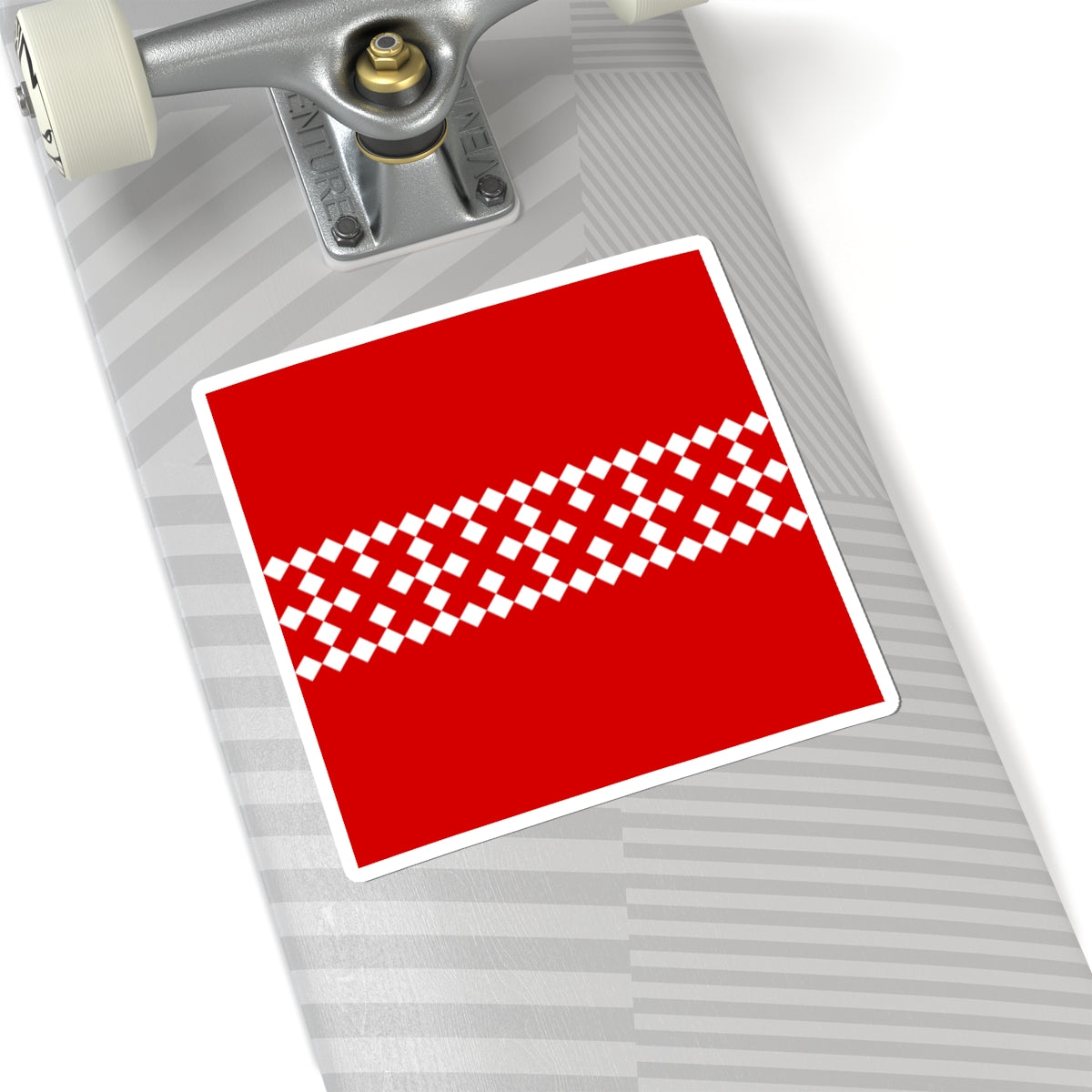 Dovzhky Khmelnytskyi Oblast flag (Ukraine) STICKER Vinyl Kiss-Cut Decal