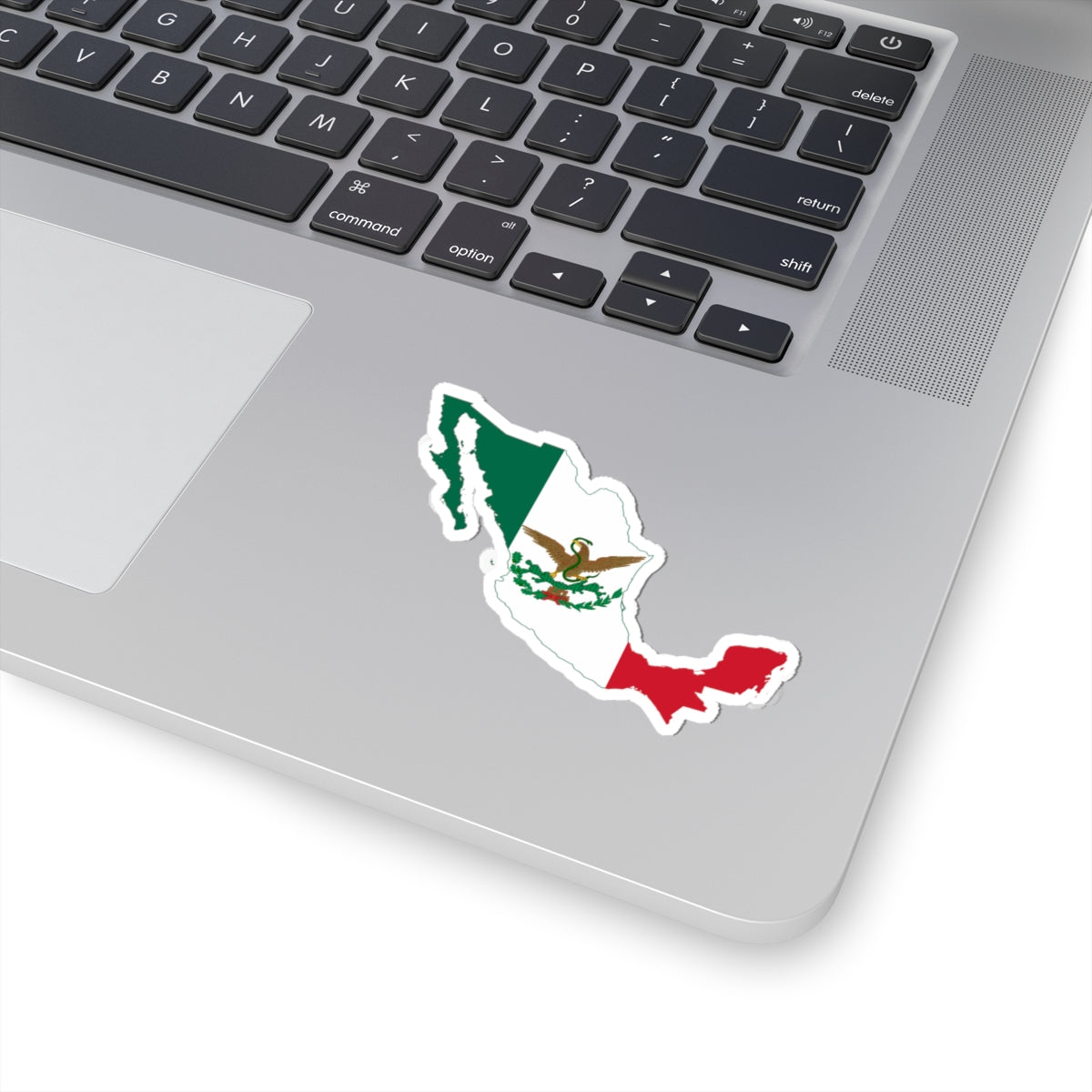 Flag-map of Mexico 1893-1916 (Mexico) STICKER Vinyl Kiss-Cut Decal