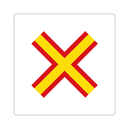 Flag of SEV (Spain) STICKER Vinyl Kiss-Cut Decal