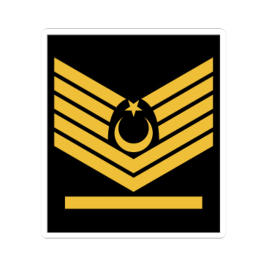 Başçavuş rütbe (Turkey) (Military Rank) STICKER Vinyl Kiss-Cut Decal