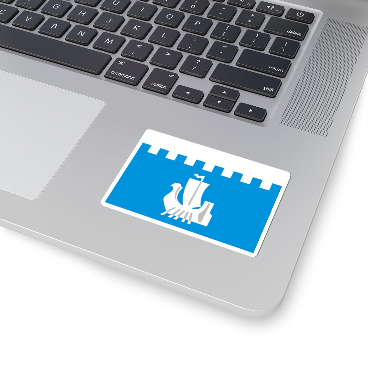 Flag of Podosinovsky rayon Kirov oblast (Russia) STICKER Vinyl Kiss-Cut Decal