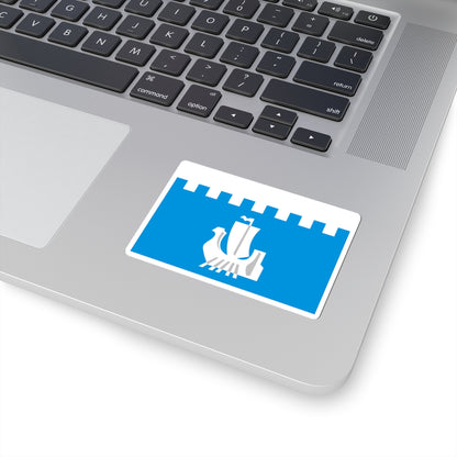 Flag of Podosinovsky rayon Kirov oblast (Russia) STICKER Vinyl Kiss-Cut Decal