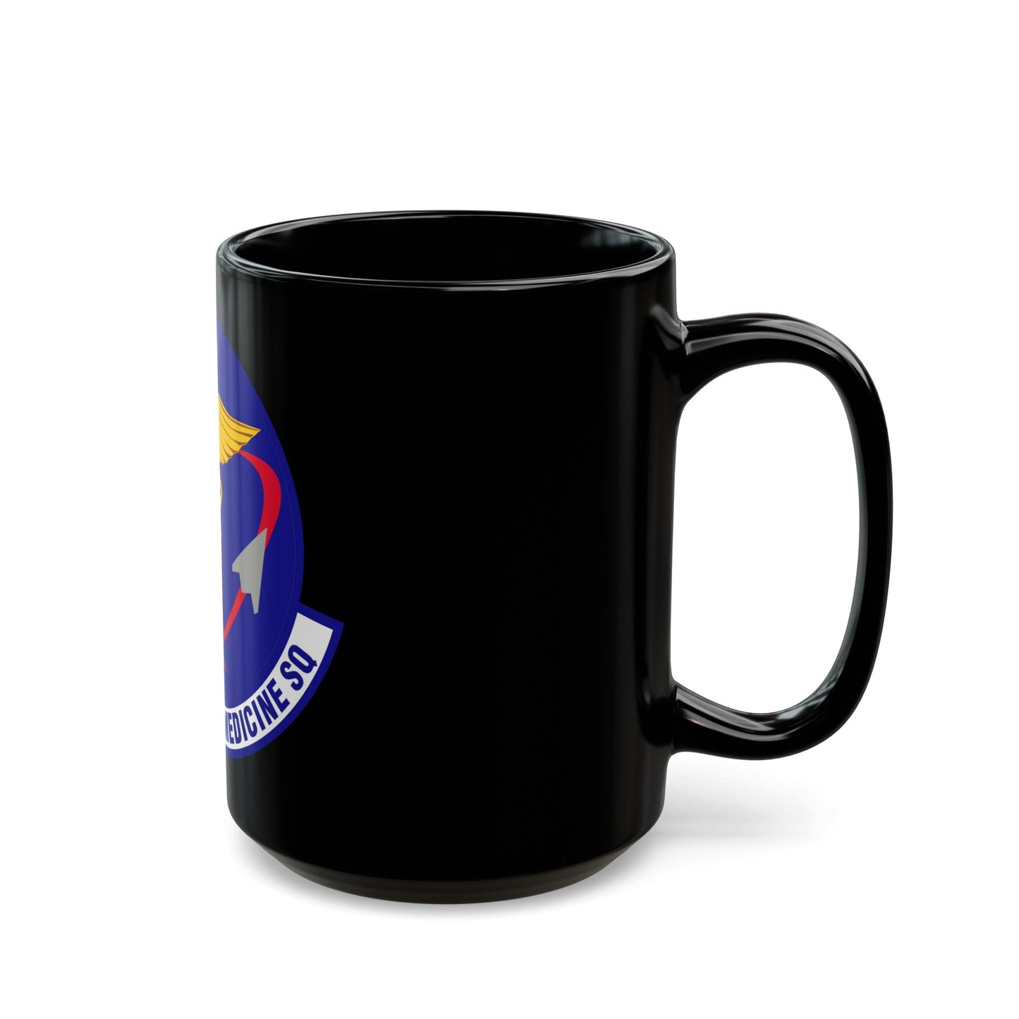 82d Aerospace Medicine Squadron (U.S. Air Force) Black Coffee Mug-The Sticker Space