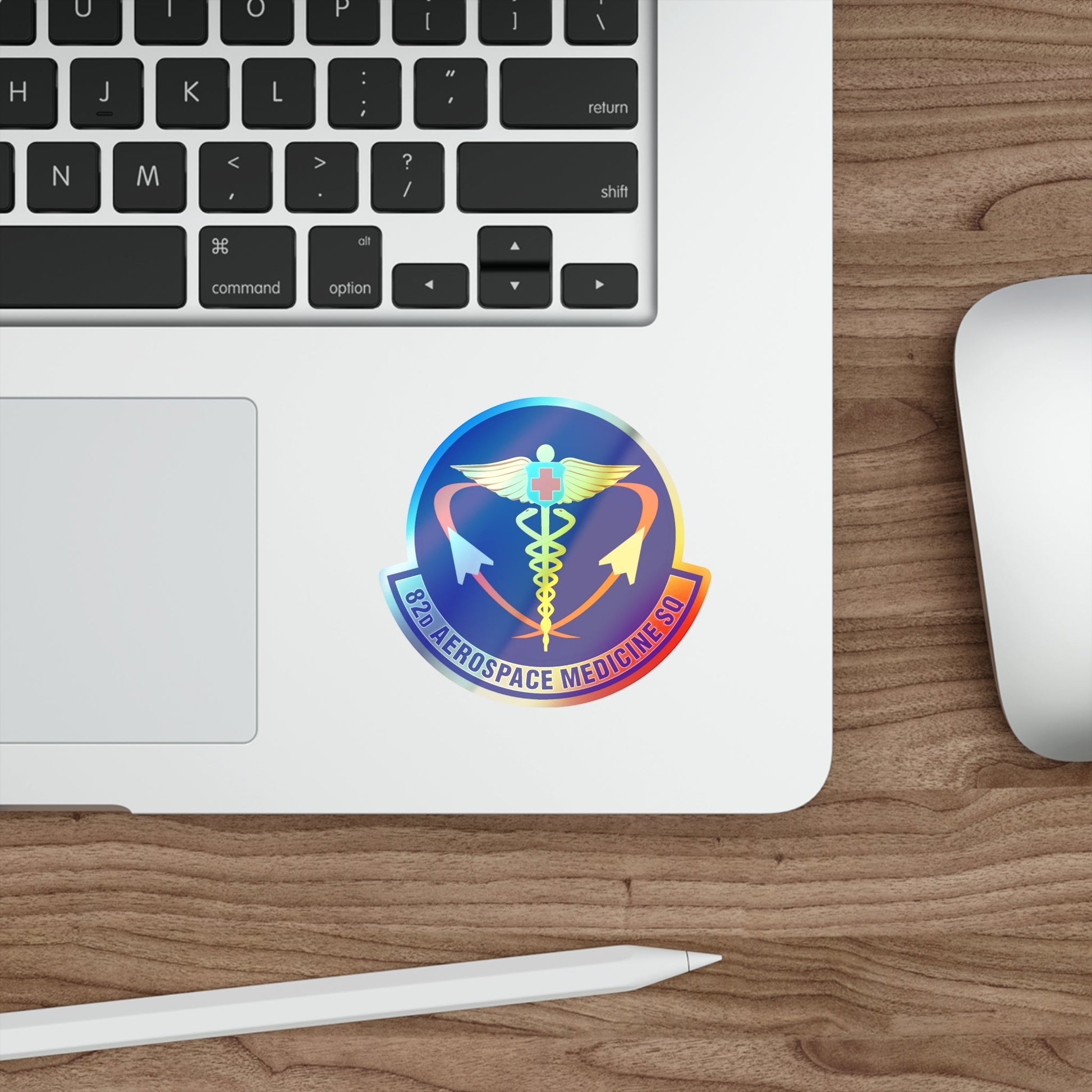 82d Aerospace Medicine Squadron (U.S. Air Force) Holographic STICKER Die-Cut Vinyl Decal-The Sticker Space