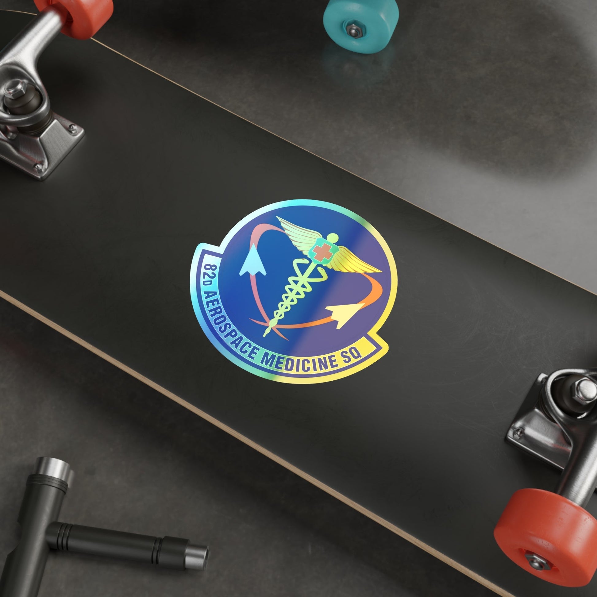 82d Aerospace Medicine Squadron (U.S. Air Force) Holographic STICKER Die-Cut Vinyl Decal-The Sticker Space