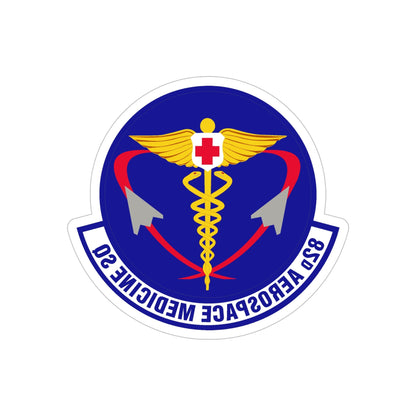 82d Aerospace Medicine Squadron (U.S. Air Force) REVERSE PRINT Transparent STICKER-6" × 6"-The Sticker Space