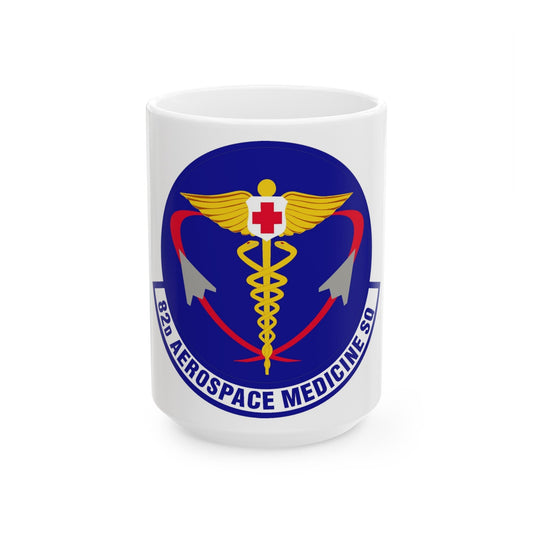 82d Aerospace Medicine Squadron (U.S. Air Force) White Coffee Mug-15oz-The Sticker Space