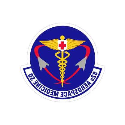 82d Aerospace Medicine Squadron (U.S. Air Force) REVERSE PRINT Transparent Die-Cut STICKER - The Sticker Space