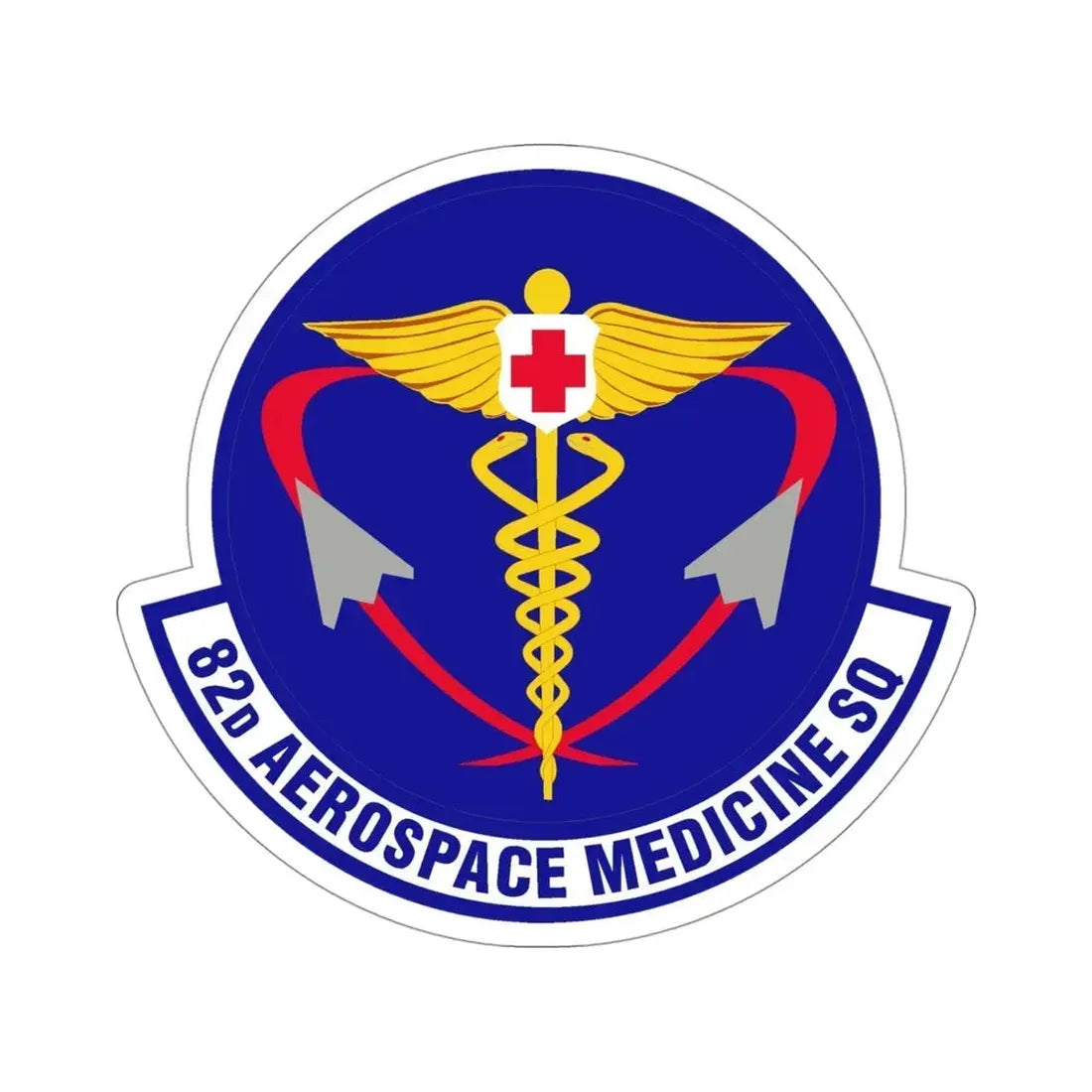 82d Aerospace Medicine Squadron (U.S. Air Force) STICKER Vinyl Die-Cut Decal - The Sticker Space