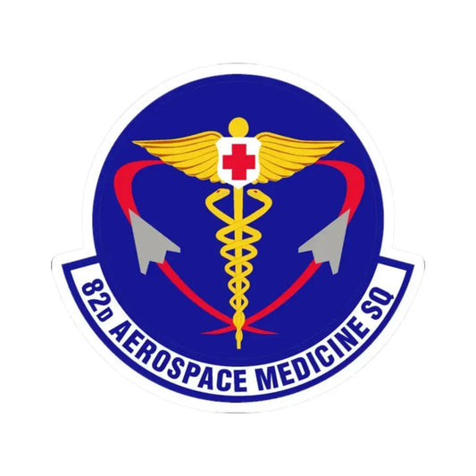 82d Aerospace Medicine Squadron (U.S. Air Force) STICKER Vinyl Kiss-Cut Decal 2 Inch White - The Sticker Space