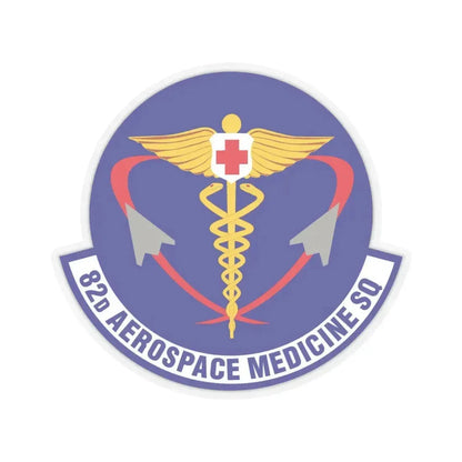 82d Aerospace Medicine Squadron (U.S. Air Force) STICKER Vinyl Kiss-Cut Decal 6 Inch Transparent - The Sticker Space