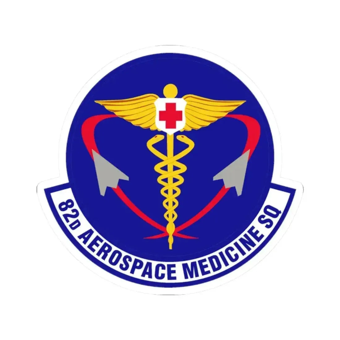 82d Aerospace Medicine Squadron (U.S. Air Force) STICKER Vinyl Kiss-Cut Decal - The Sticker Space