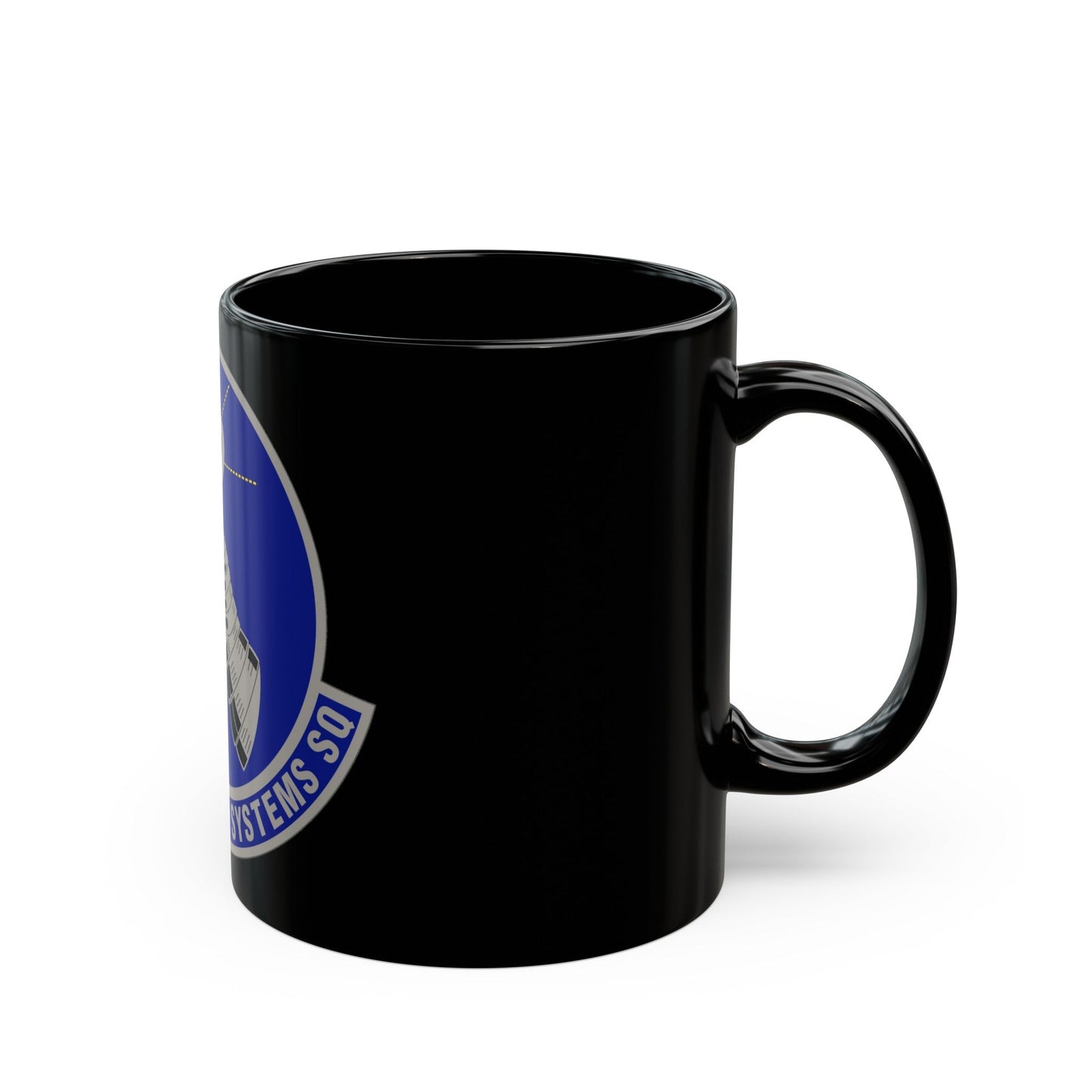 82d Computer Systems Squadron (U.S. Air Force) Black Coffee Mug-The Sticker Space