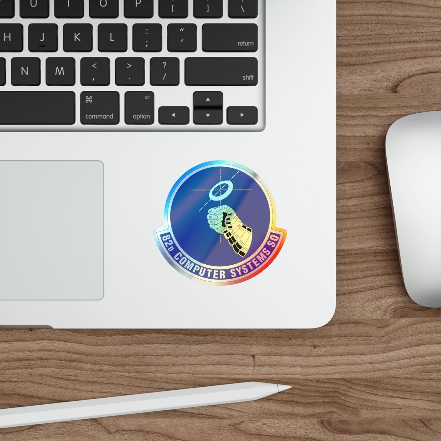 82d Computer Systems Squadron (U.S. Air Force) Holographic STICKER Die-Cut Vinyl Decal-The Sticker Space