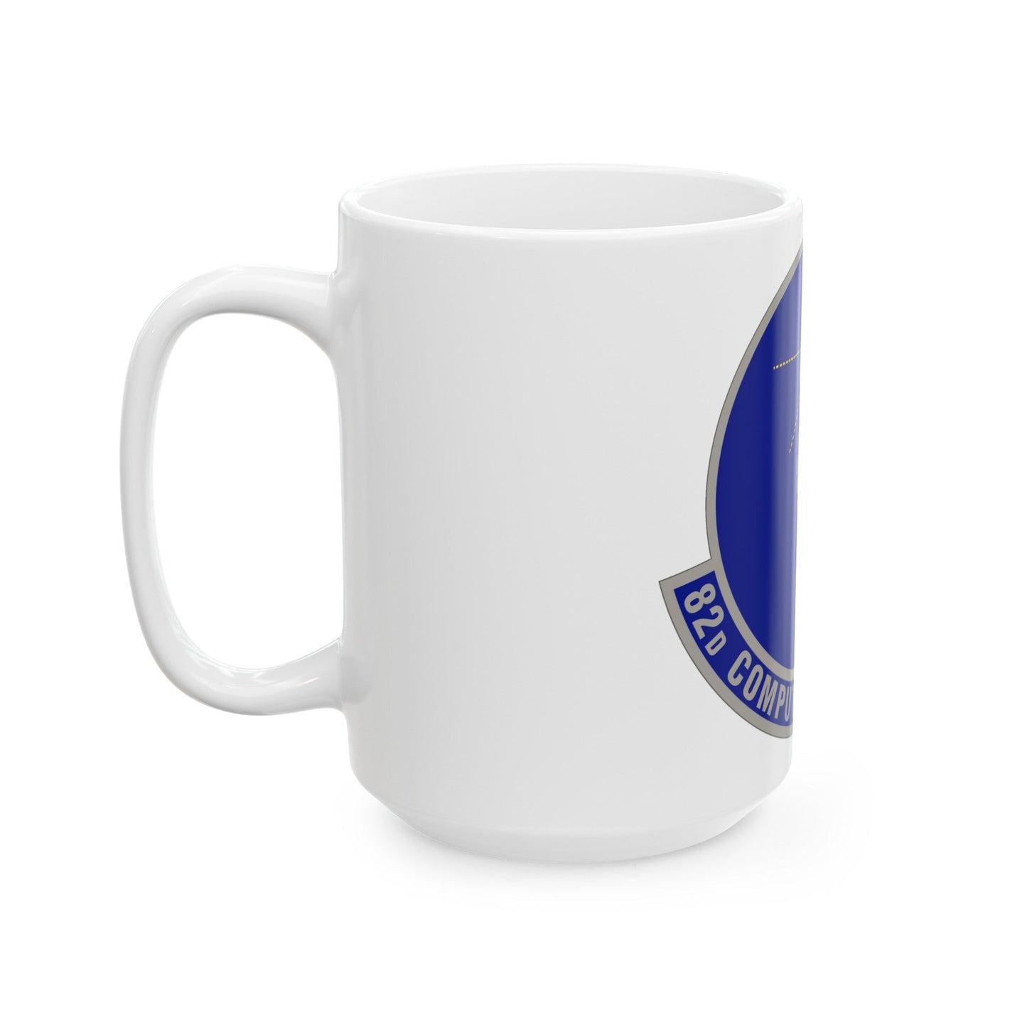 82d Computer Systems Squadron (U.S. Air Force) White Coffee Mug-The Sticker Space