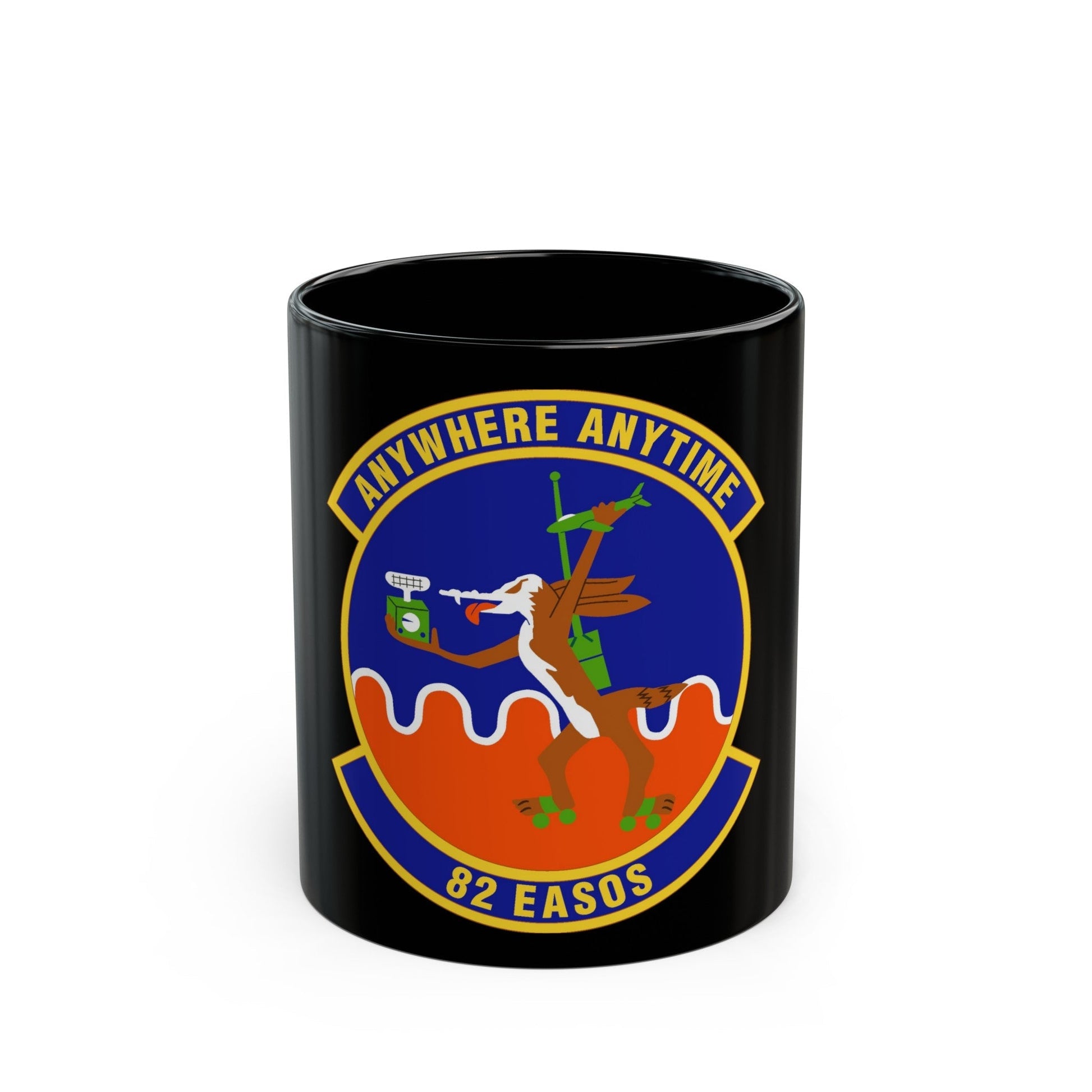 82d Expeditionary Air Support Operations Squadron (U.S. Air Force) Black Coffee Mug-11oz-The Sticker Space