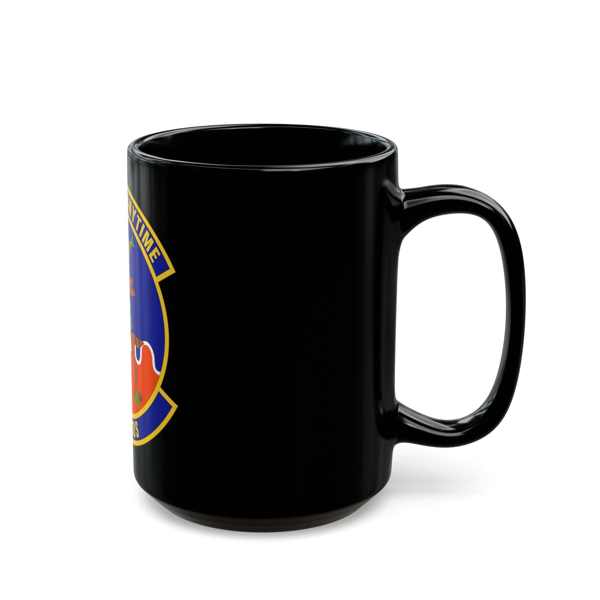 82d Expeditionary Air Support Operations Squadron (U.S. Air Force) Black Coffee Mug-The Sticker Space