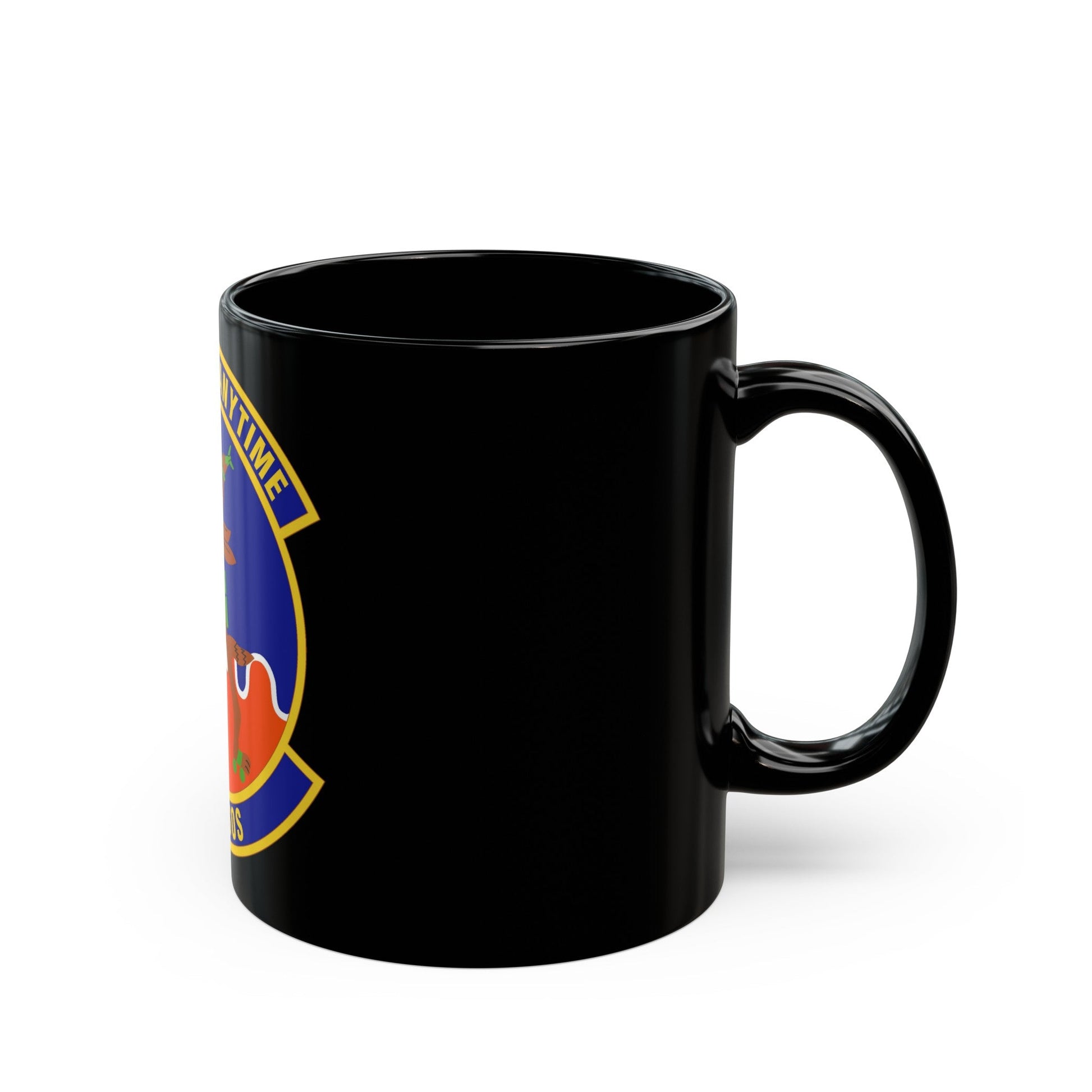 82d Expeditionary Air Support Operations Squadron (U.S. Air Force) Black Coffee Mug-The Sticker Space