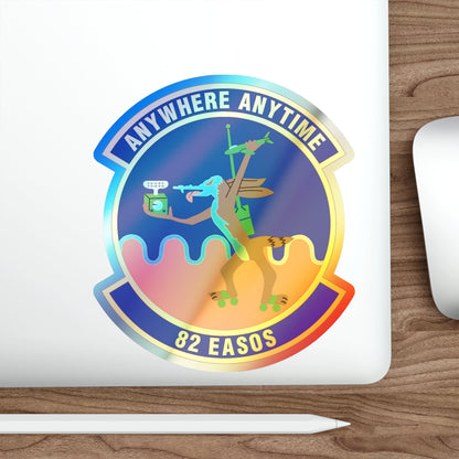 82d Expeditionary Air Support Operations Squadron (U.S. Air Force) Holographic STICKER Die-Cut Vinyl Decal-The Sticker Space
