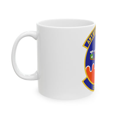 82d Expeditionary Air Support Operations Squadron (U.S. Air Force) White Coffee Mug-The Sticker Space