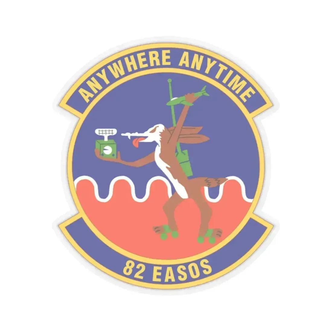 82d Expeditionary Air Support Operations Squadron (U.S. Air Force) STICKER Vinyl Kiss-Cut Decal 2 Inch Transparent - The Sticker Space