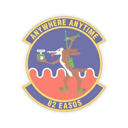 82d Expeditionary Air Support Operations Squadron (U.S. Air Force) STICKER Vinyl Kiss-Cut Decal 3 Inch Transparent - The Sticker Space