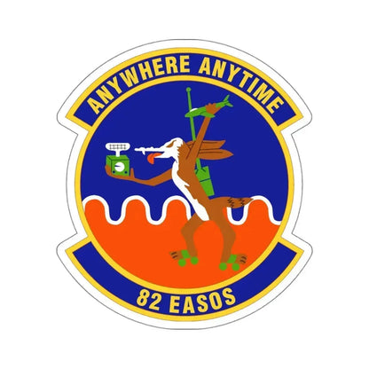 82d Expeditionary Air Support Operations Squadron (U.S. Air Force) STICKER Vinyl Kiss-Cut Decal 4 Inch White - The Sticker Space