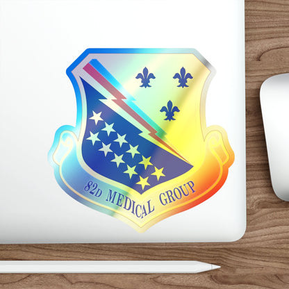 82d Medical Group (U.S. Air Force) Holographic STICKER Die-Cut Vinyl Decal-The Sticker Space