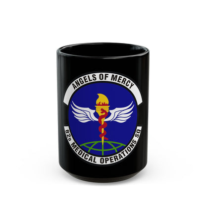 82d Medical Operations Squadron (U.S. Air Force) Black Coffee Mug-15oz-The Sticker Space