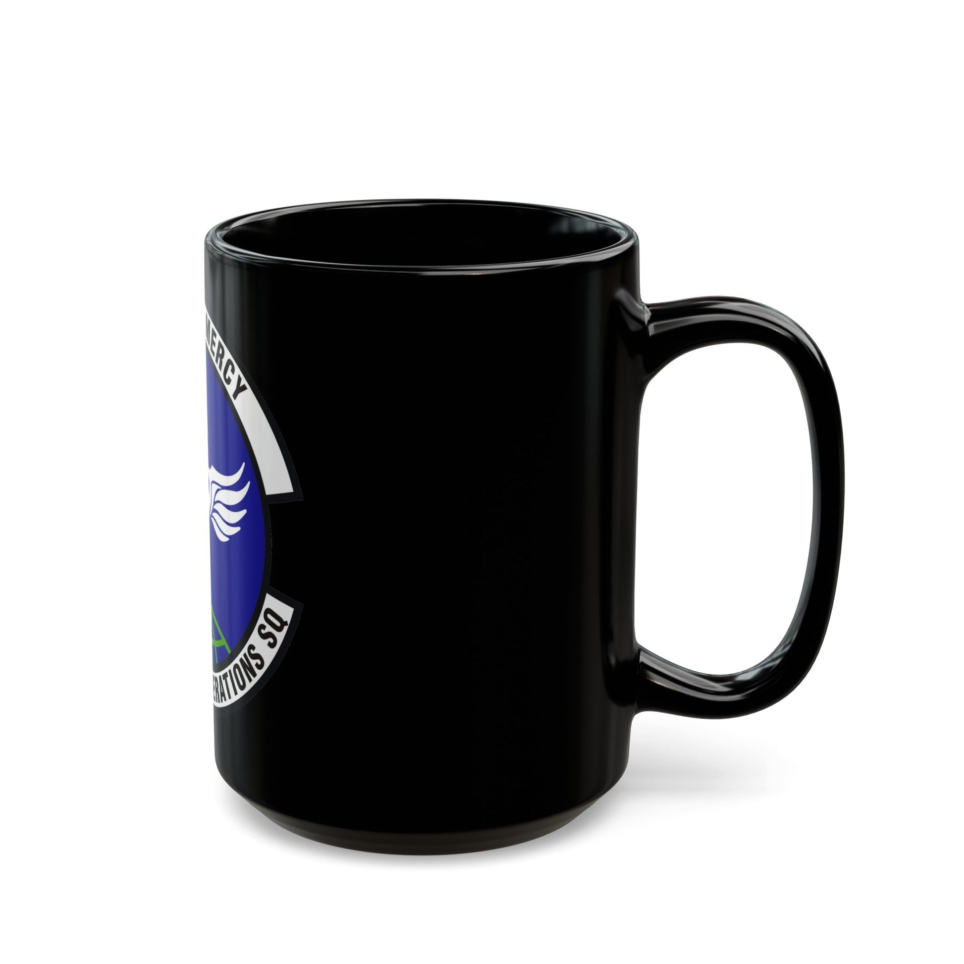 82d Medical Operations Squadron (U.S. Air Force) Black Coffee Mug-The Sticker Space