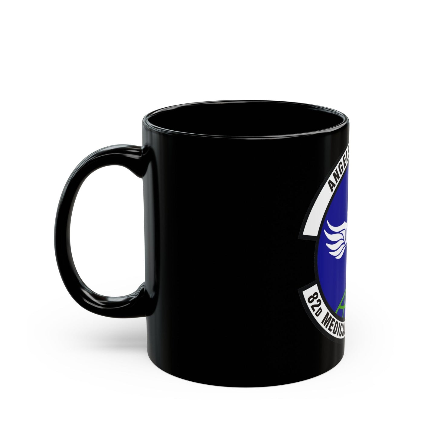 82d Medical Operations Squadron (U.S. Air Force) Black Coffee Mug-The Sticker Space