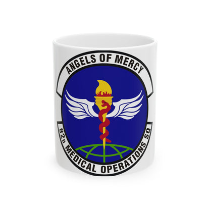 82d Medical Operations Squadron (U.S. Air Force) White Coffee Mug-11oz-The Sticker Space