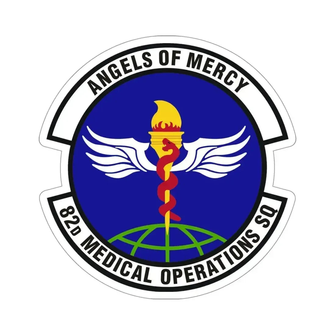 82d Medical Operations Squadron (U.S. Air Force) STICKER Vinyl Die-Cut Decal 4 Inch - The Sticker Space