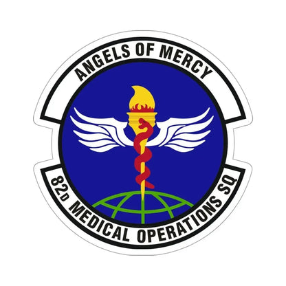 82d Medical Operations Squadron (U.S. Air Force) STICKER Vinyl Die-Cut Decal 4 Inch - The Sticker Space