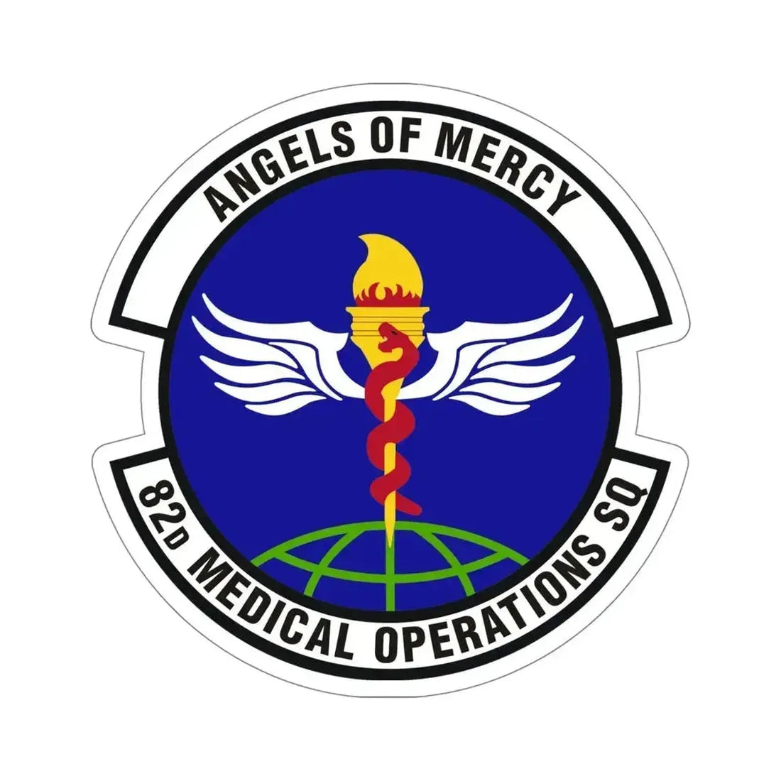 82d Medical Operations Squadron (U.S. Air Force) STICKER Vinyl Die-Cut Decal 5 Inch - The Sticker Space