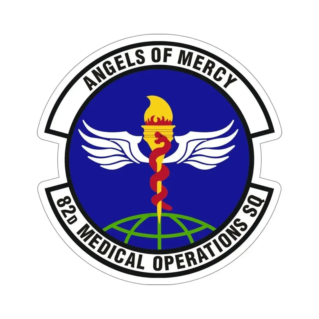 82d Medical Operations Squadron (U.S. Air Force) STICKER Vinyl Die-Cut Decal 6 Inch - The Sticker Space