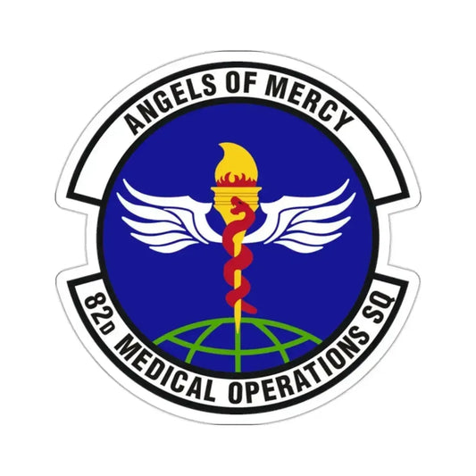 82d Medical Operations Squadron (U.S. Air Force) STICKER Vinyl Kiss-Cut Decal 2 Inch White - The Sticker Space