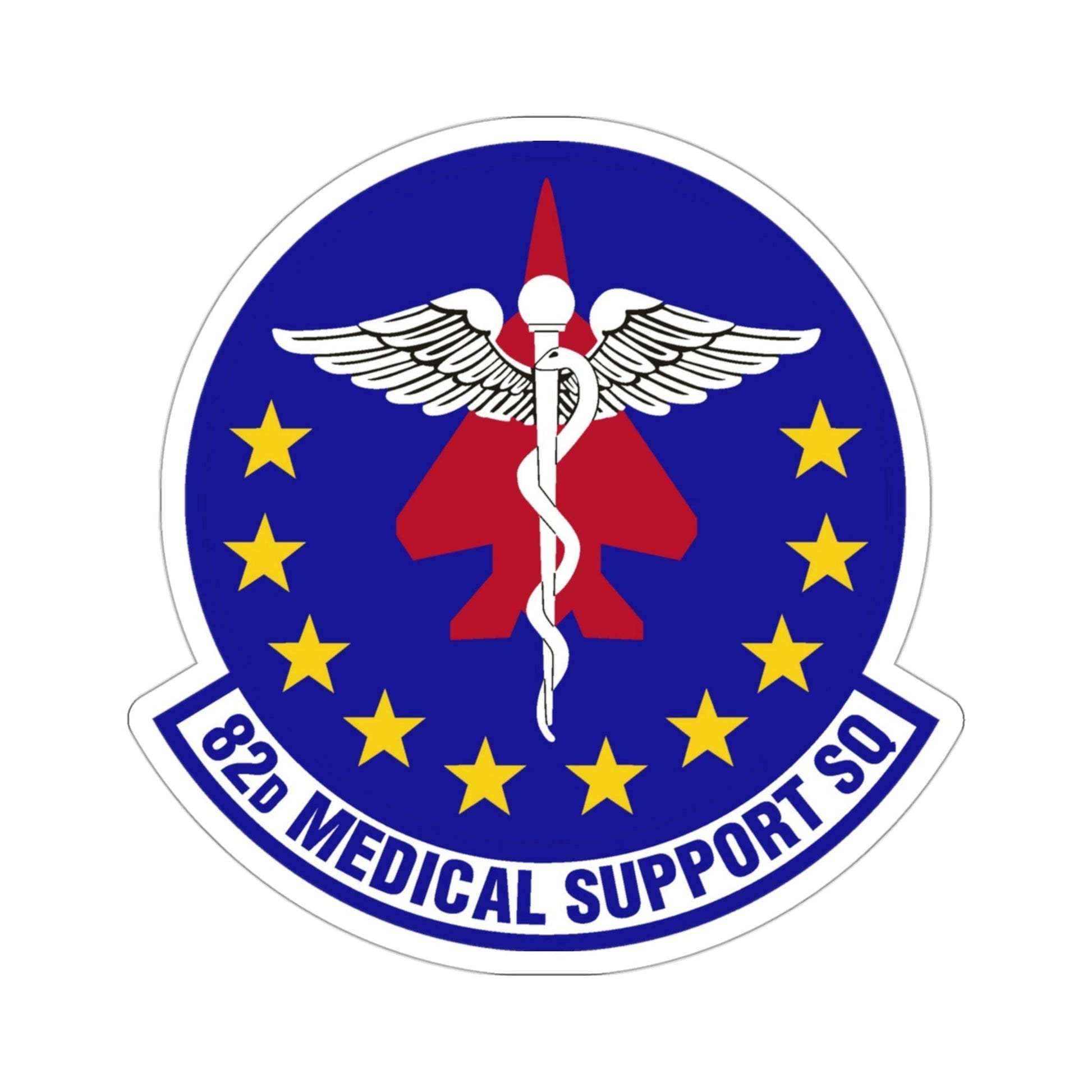 82d Medical Support Squadron (U.S. Air Force) STICKER Vinyl Die-Cut Decal-3 Inch-The Sticker Space
