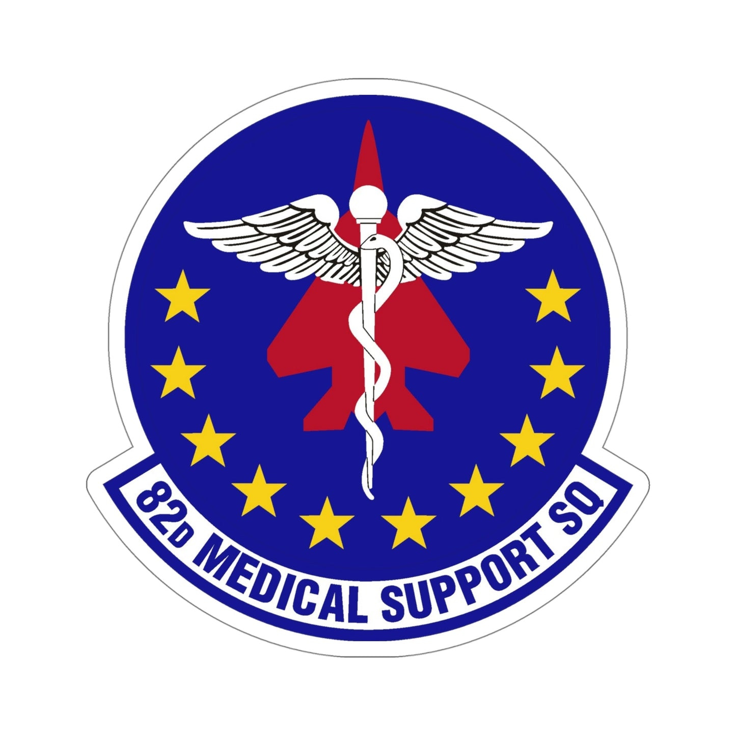 82d Medical Support Squadron (U.S. Air Force) STICKER Vinyl Die-Cut Decal-5 Inch-The Sticker Space