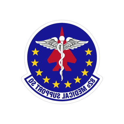 82d Medical Support Squadron (U.S. Air Force) REVERSE PRINT Transparent Die-Cut STICKER - The Sticker Space