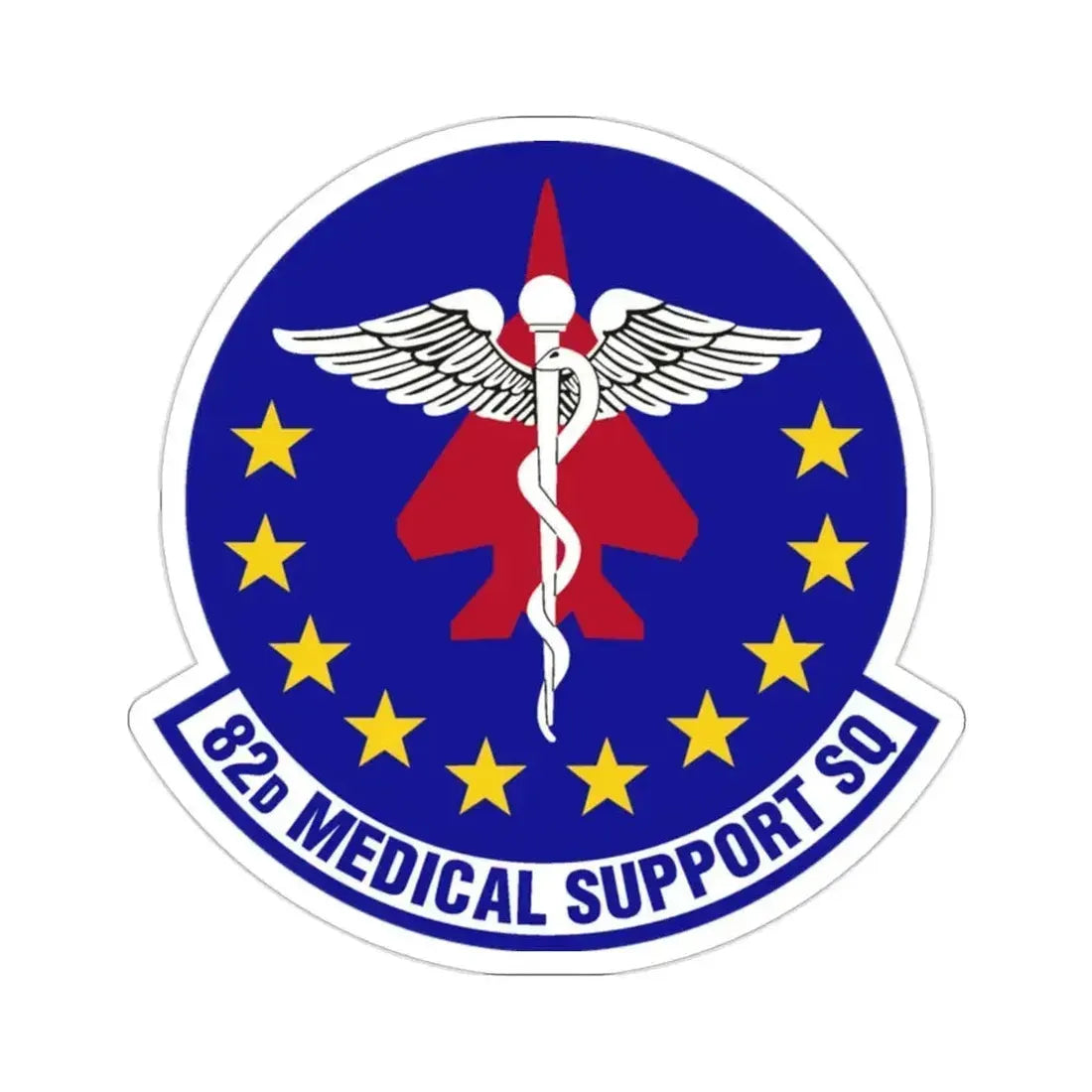 82d Medical Support Squadron (U.S. Air Force) STICKER Vinyl Die-Cut Decal 2 Inch - The Sticker Space