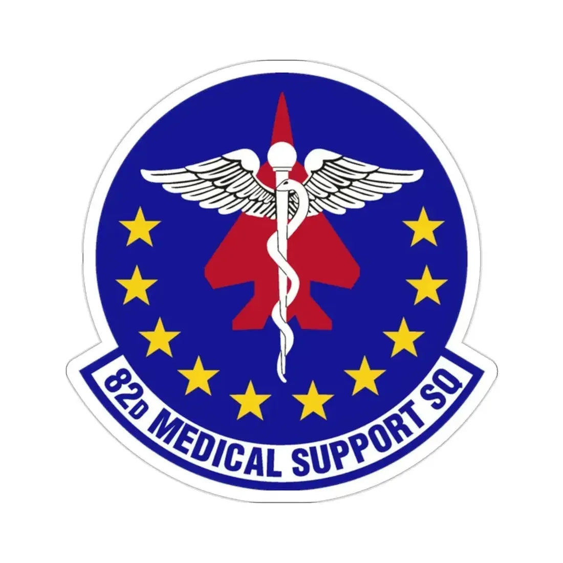 82d Medical Support Squadron (U.S. Air Force) STICKER Vinyl Die-Cut Decal 2 Inch - The Sticker Space