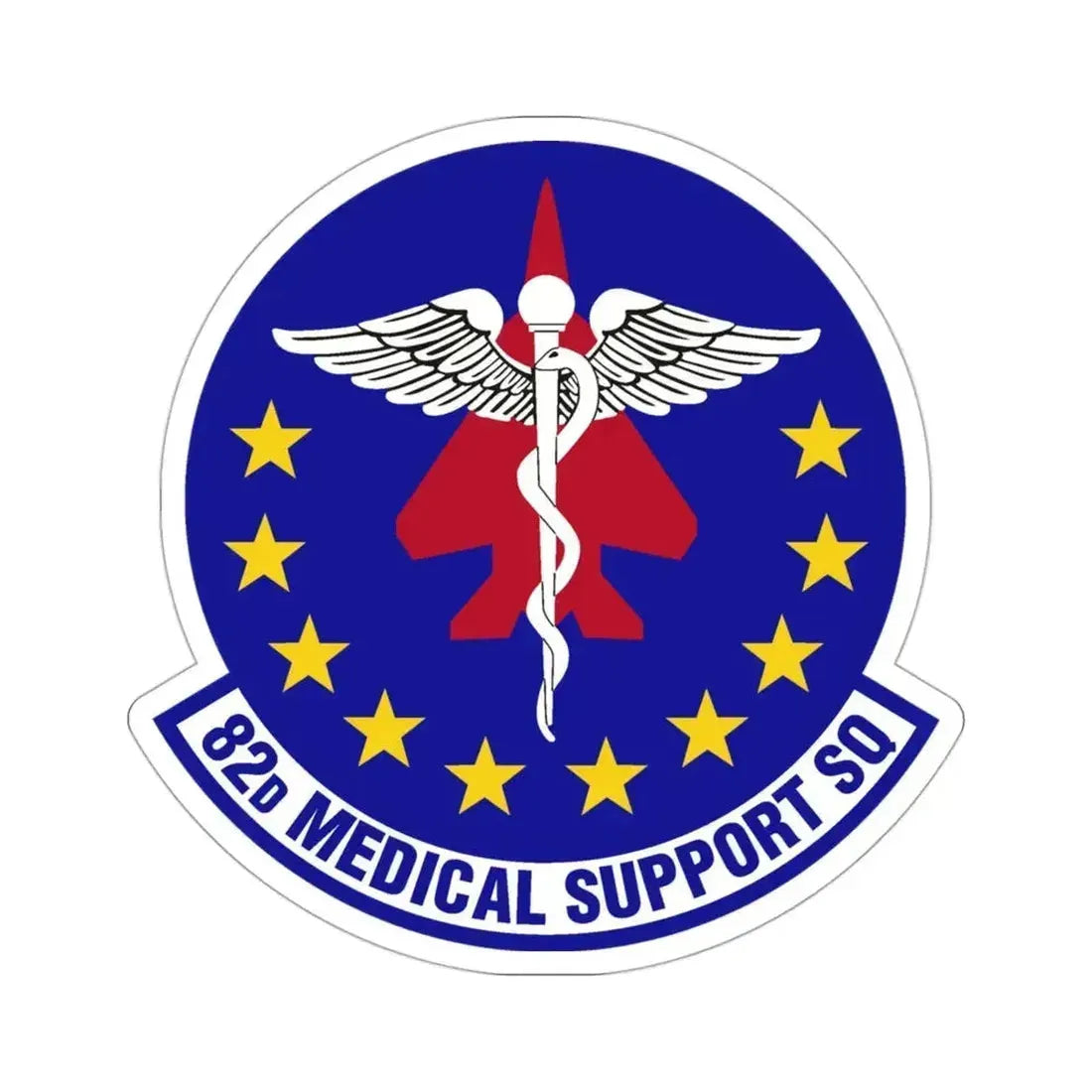 82d Medical Support Squadron (U.S. Air Force) STICKER Vinyl Die-Cut Decal 3 Inch - The Sticker Space