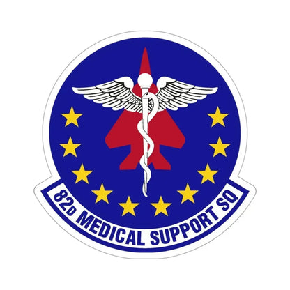 82d Medical Support Squadron (U.S. Air Force) STICKER Vinyl Die-Cut Decal 3 Inch - The Sticker Space