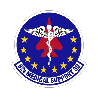 82d Medical Support Squadron (U.S. Air Force) STICKER Vinyl Die-Cut Decal 4 Inch - The Sticker Space