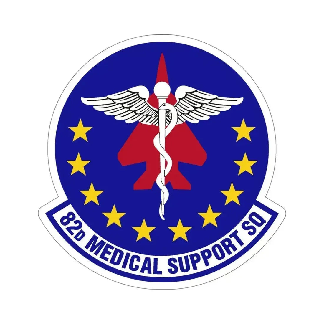 82d Medical Support Squadron (U.S. Air Force) STICKER Vinyl Die-Cut Decal 5 Inch - The Sticker Space