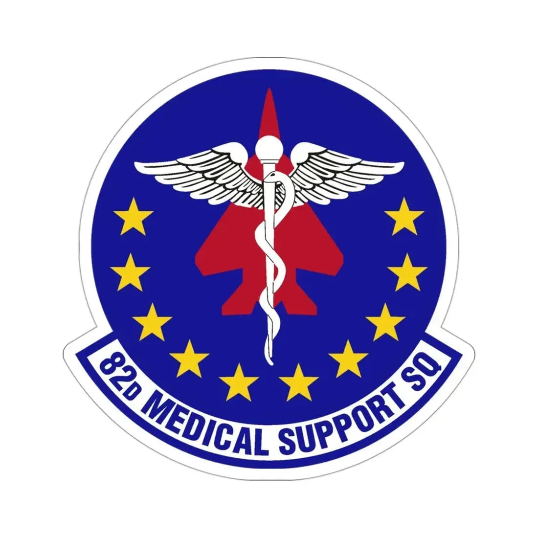 82d Medical Support Squadron (U.S. Air Force) STICKER Vinyl Die-Cut Decal - The Sticker Space