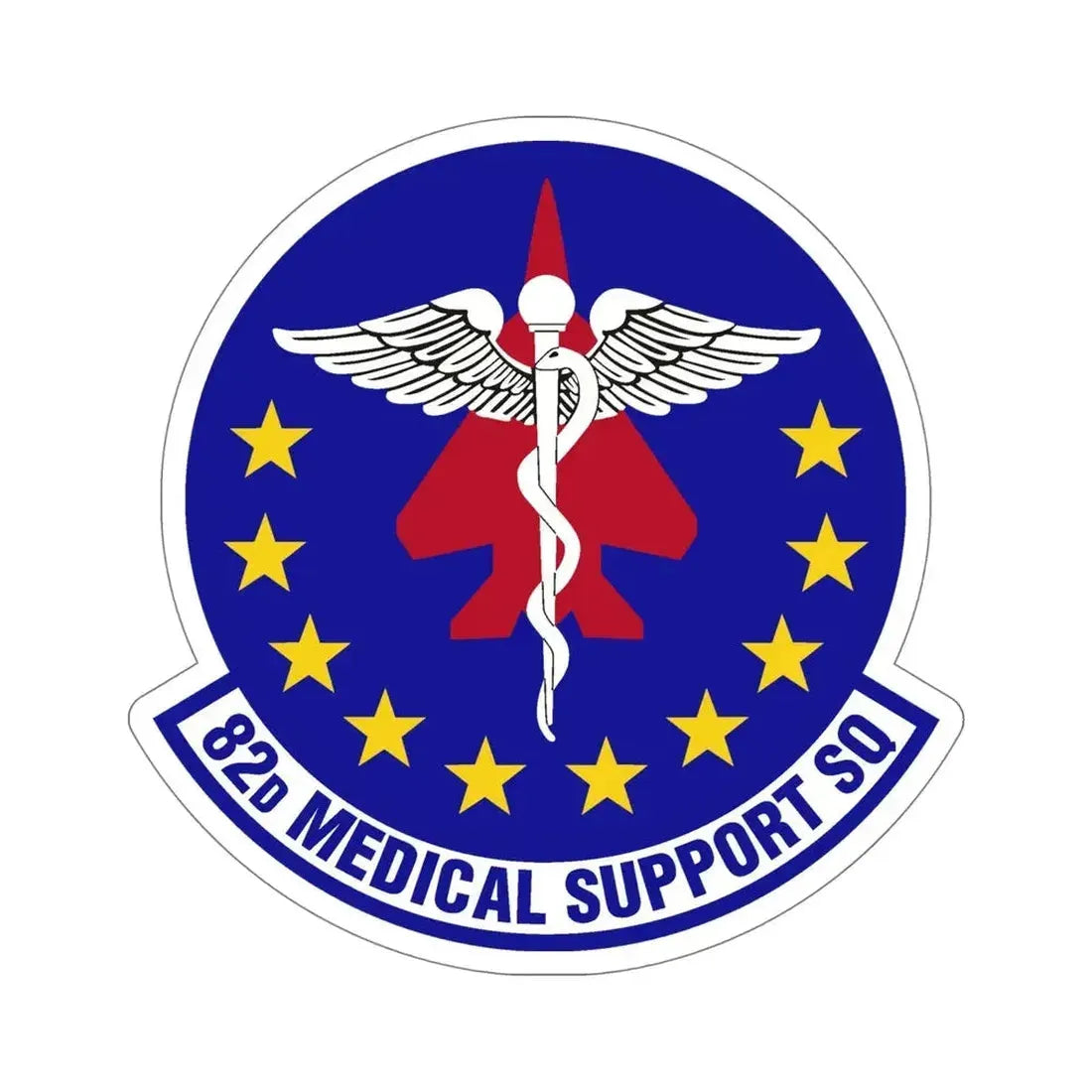 82d Medical Support Squadron (U.S. Air Force) STICKER Vinyl Die-Cut Decal - The Sticker Space