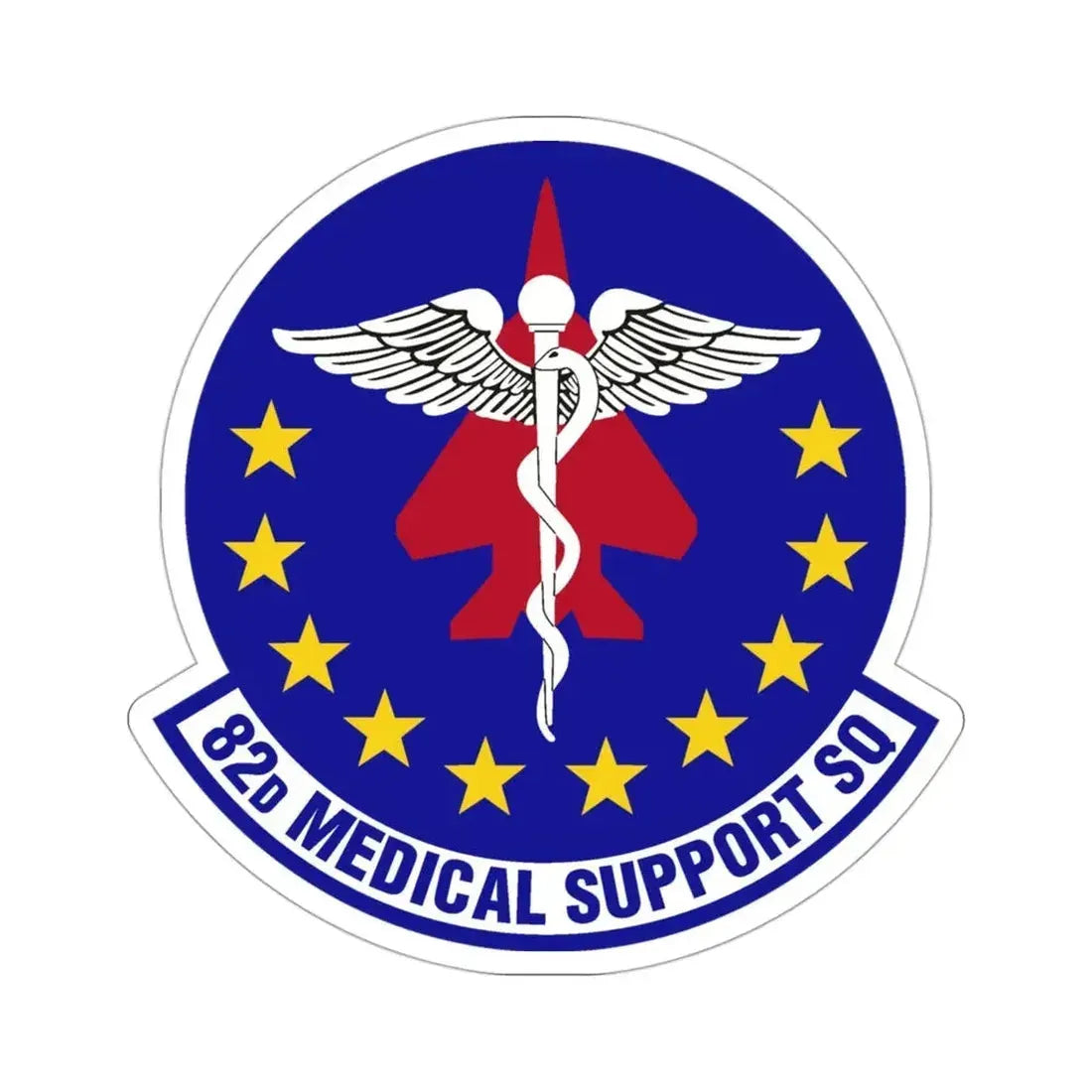 82d Medical Support Squadron (U.S. Air Force) STICKER Vinyl Die-Cut Decal - The Sticker Space